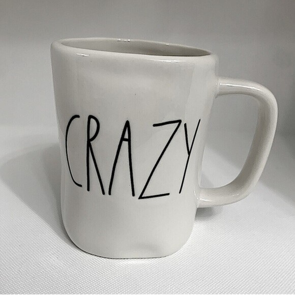 Rae‎ Dunn Crazy Ceramic Mug - Picture 1 of 5